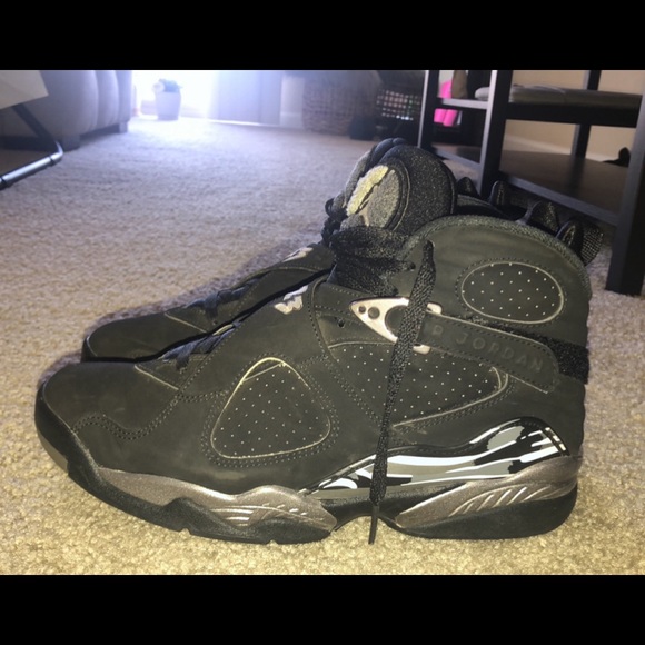 Jordan retro 8 chrome / retro 5 metallic white/ AF1 main image 9